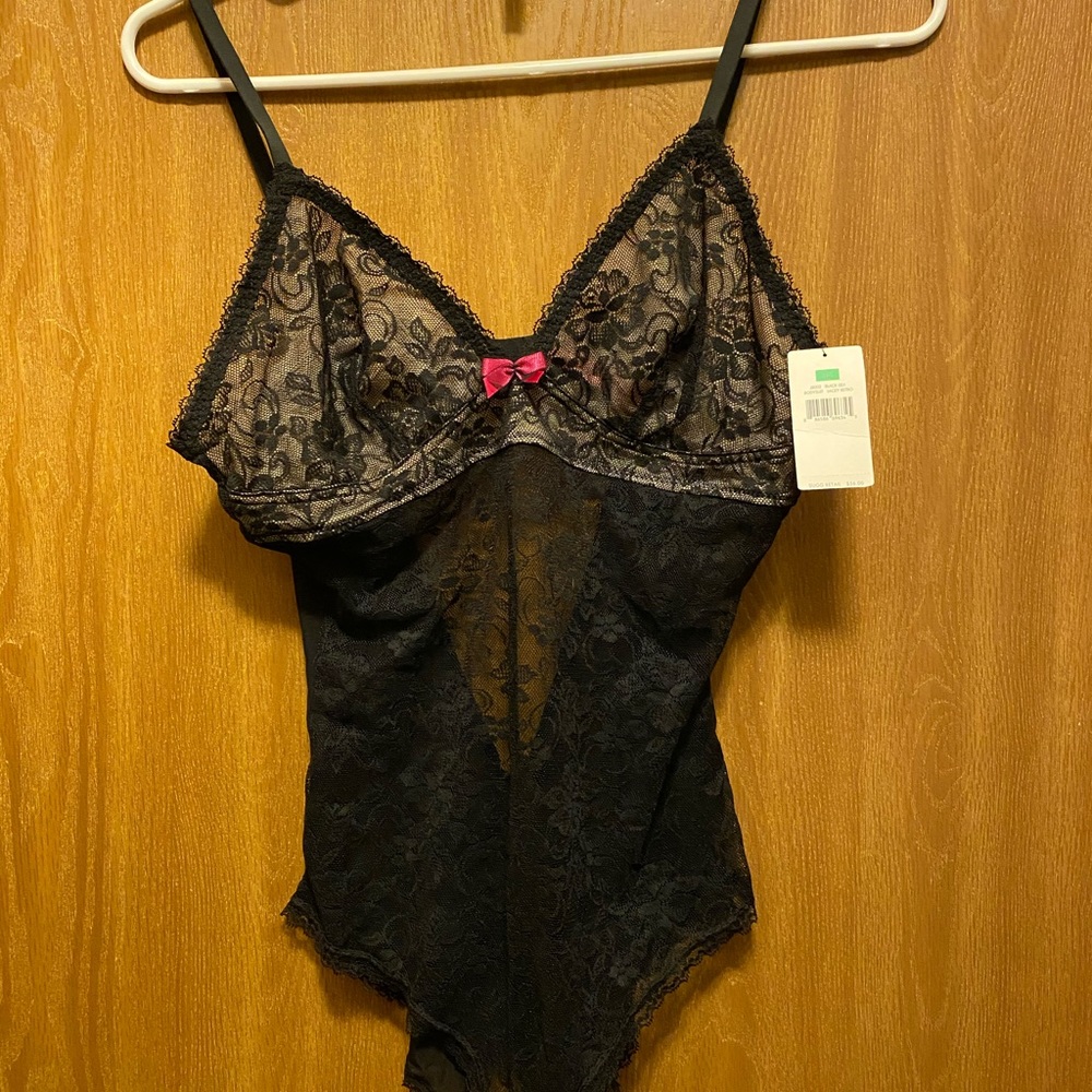 Betsey Johnson Lace Cheeky Bodysuit